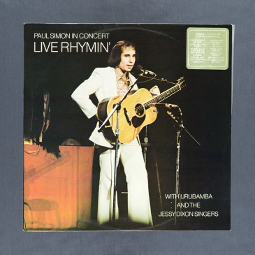 Paul Simon with Urubamba and The Jessy Dixon Singers - In Concert – Live Rhymin’ - LP (used)