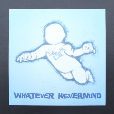 Various Artists - Whatever Nevermind - blue opaque LP + 7" (used)